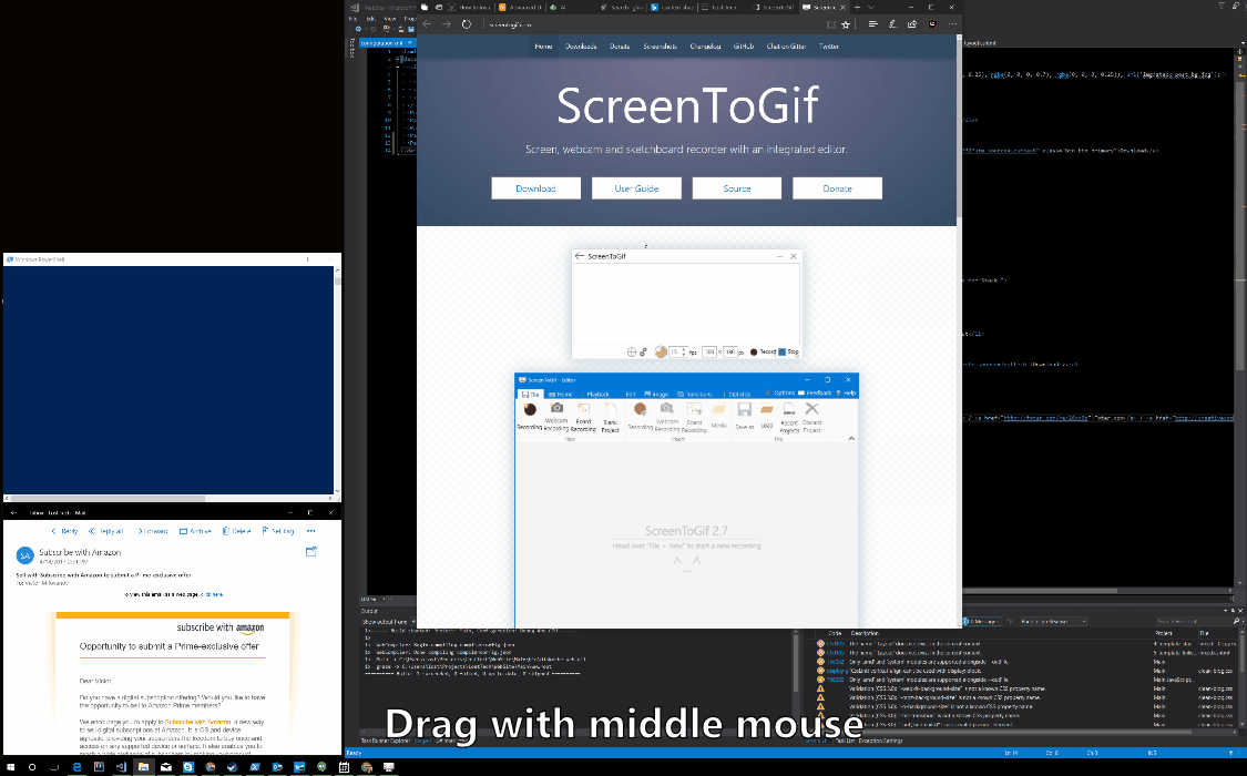 Screen layout sample for Stack.